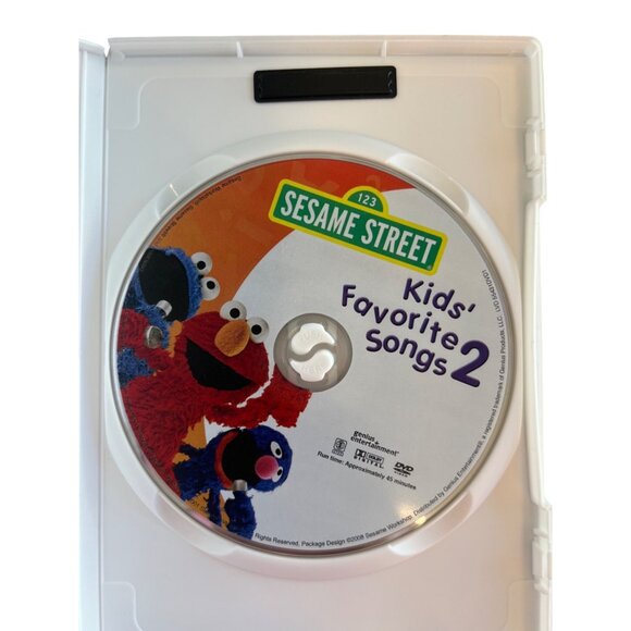 Sesame Street Kids Favorite Songs 2 DVD Pre-Owned - Picture 2 of 5